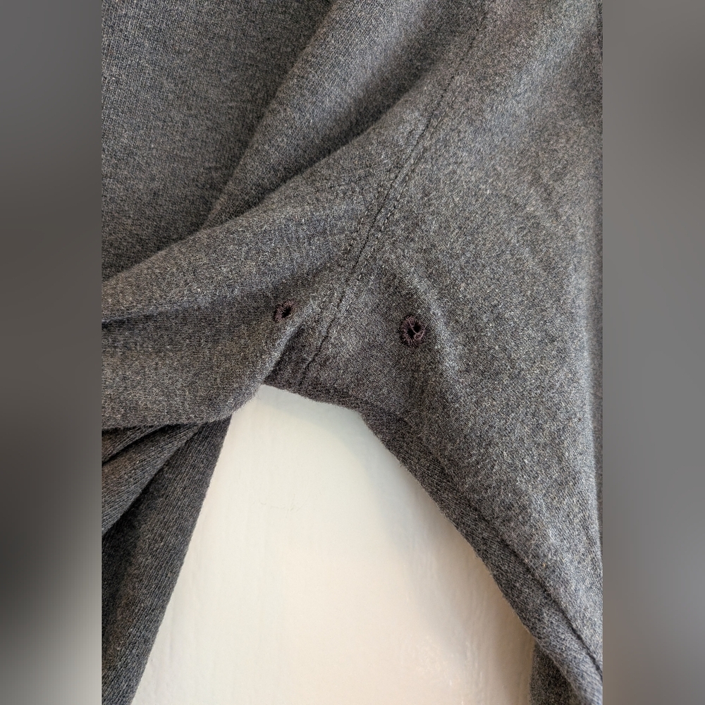 Kuhl Ace Pullover Charcoal Gray Organic Cotton Crewneck Long Sleeve Men's Size S - Picture 8 of 16
